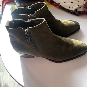 Made in Italy, Aquatalia Army green booties